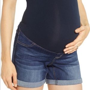 1822 Denim Maternity Shorts